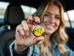 Stylish Keyring Tag Steel Edition Force